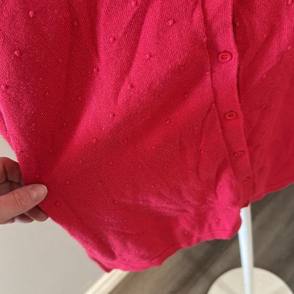 Soulmate pink cardigan sweater size L - Picture 4 of 10